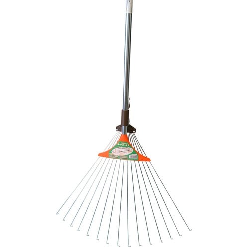 金象 伸縮式スライドガーデンレーキ 大