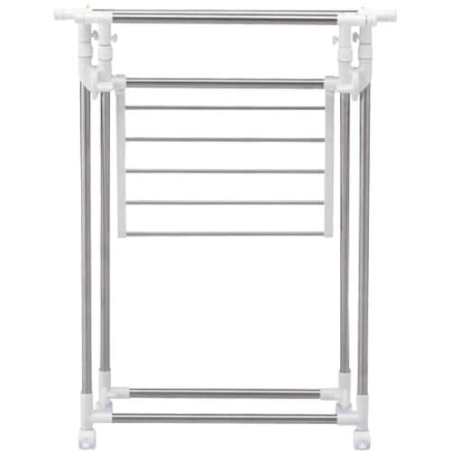 TENMA PORISH伸縮式室内物干しX型コンパ