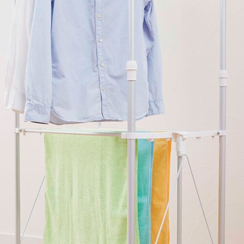 TENMA PSアルミ室内多機能物干しH型 PS−