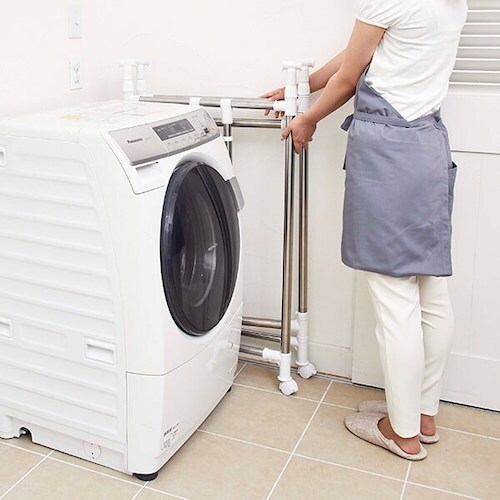 TENMA PS いっぱい干せる伸縮自在多機能物干