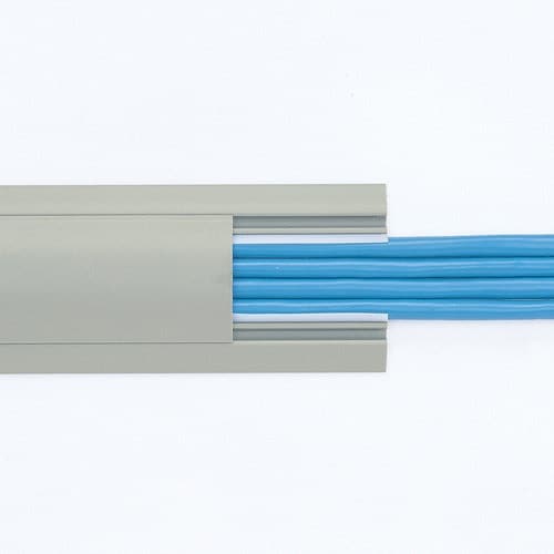 SANWA ケーブルカバー(グレー、1m)