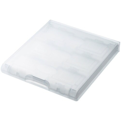 SANWA SDカードケース(12枚収納・クリア)