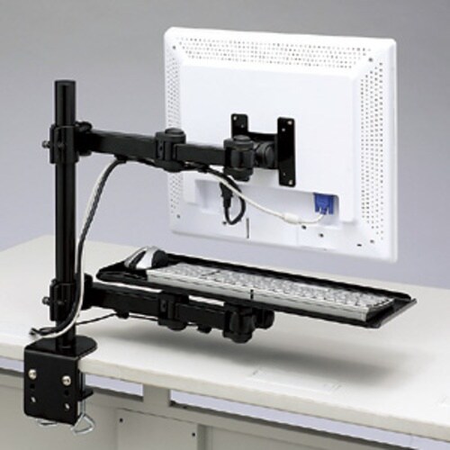 SANWA デュアルシステムアーム(キーボード台)