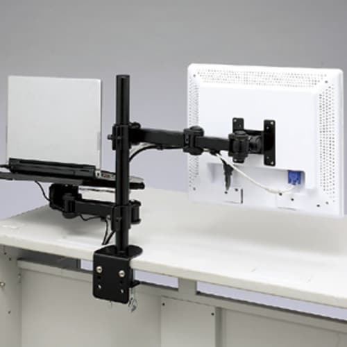 SANWA デュアルシステムアーム(ノートPC台)