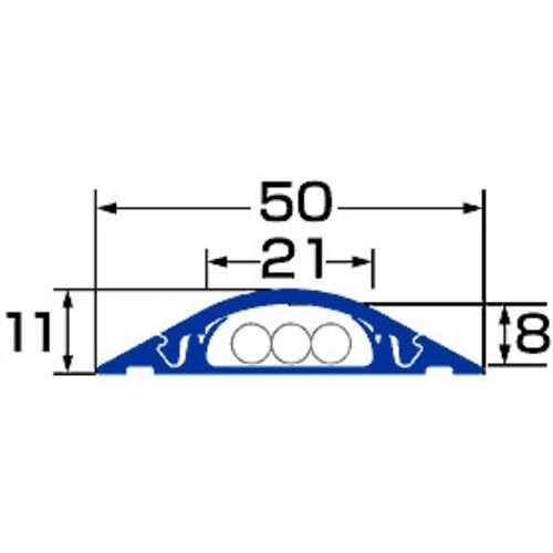 SANWA ケーブルカバー(ライトブラウン)