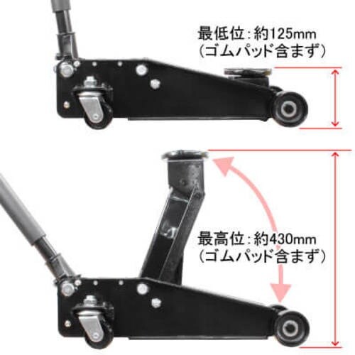 アストロプロダクツ 2.5TON ガレージジャッキ