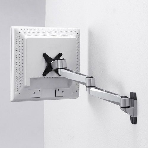 SANWA 水平多関節液晶モニターアーム(壁面用)