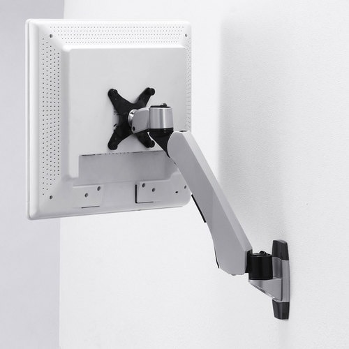 SANWA 垂直液晶モニターアーム(壁面用)