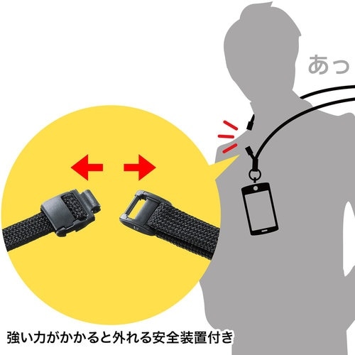 SANWA ネックストラップ(安全パーツ・長さ調節