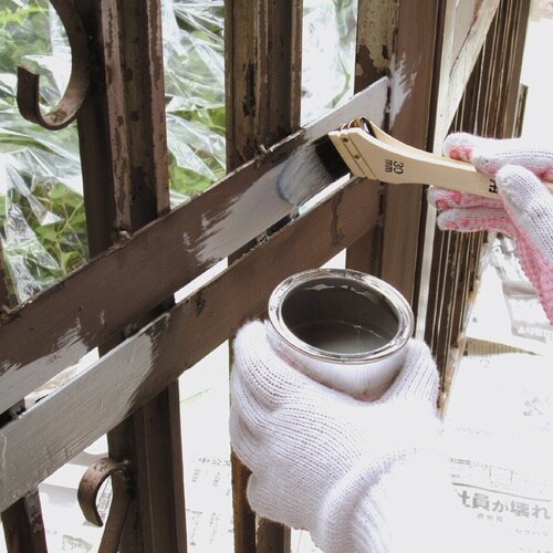 アトムペイント 油性さび止ペイント 0.7L グレ