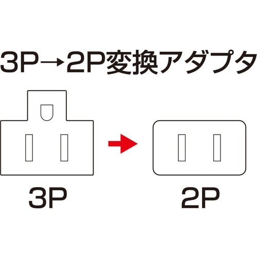 SANWA 3P→2P変換アダプタ
