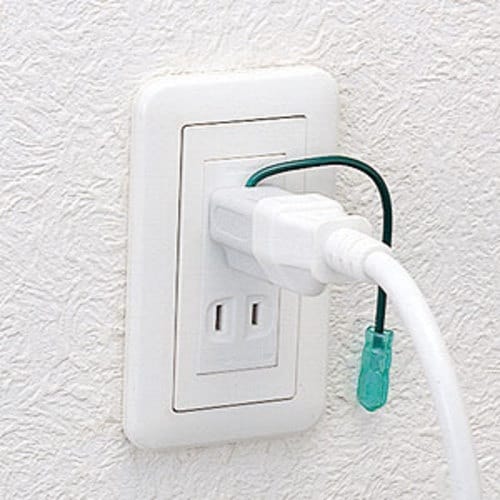 SANWA 3P→2P変換アダプタ(グレー)