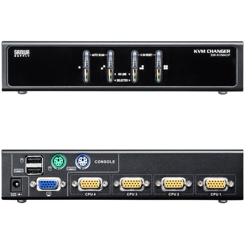 SANWA PS/2・USB両対応パソコン自動切替