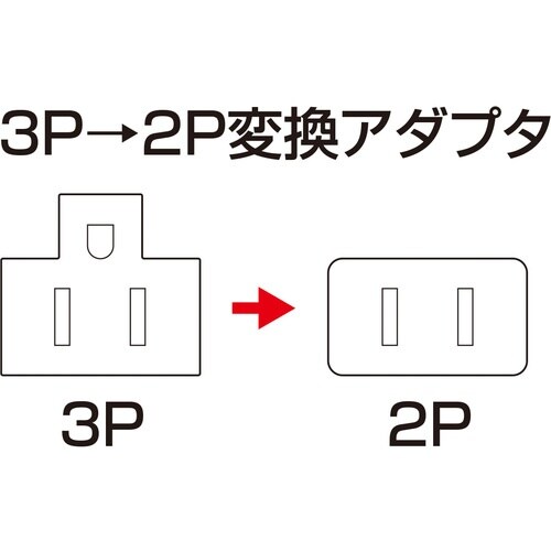 SANWA 3P→2P変換アダプタ