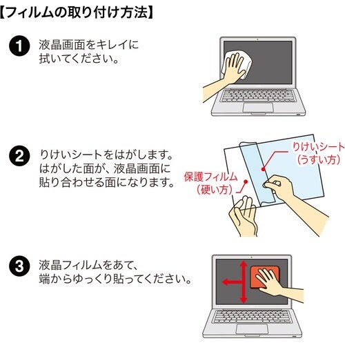 SANWA 液晶保護フィルム(15.0型)