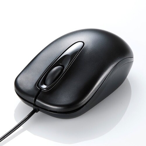 SANWA 有線ブルーLEDマウス