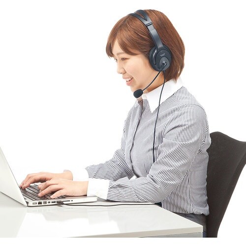 SANWA USBヘッドセット