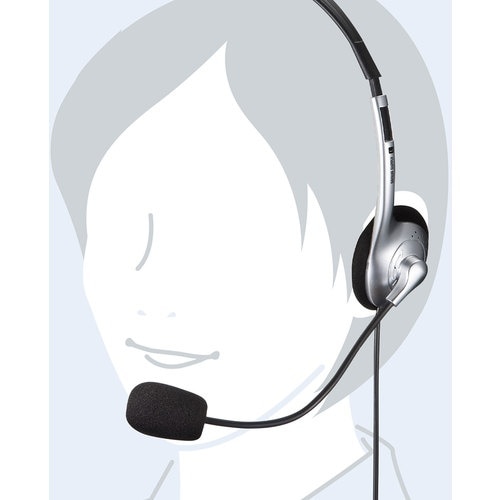 SANWA タブレット用ヘッドセット