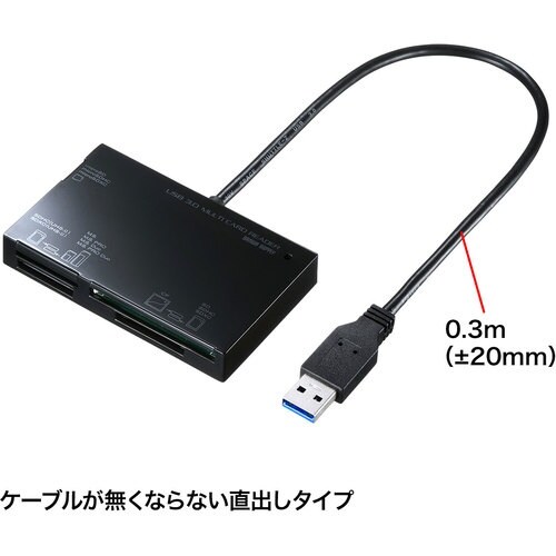 SANWA USB3.0カードリーダー
