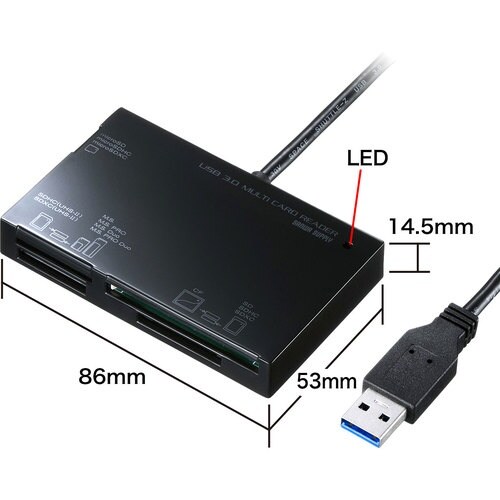 SANWA USB3.0カードリーダー