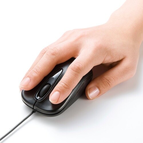 SANWA 有線光学式マウス