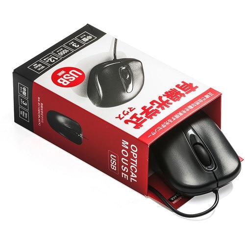 SANWA 有線光学式マウス