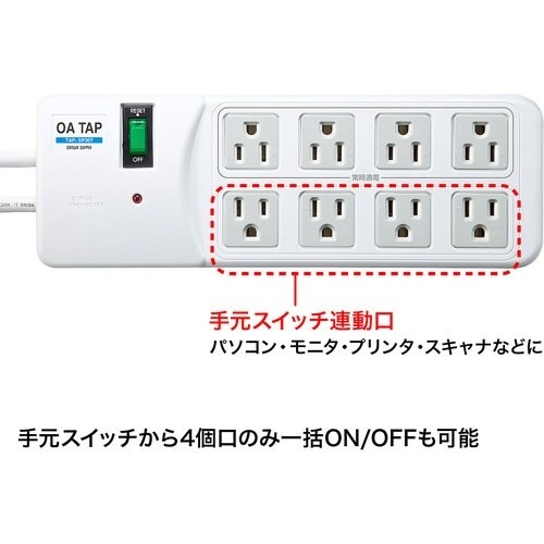 SANWA 雷ガードタップ