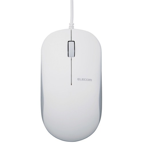 ELECOM 有線3ボタンBlueLEDマウス ホ