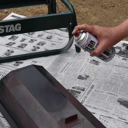 アトムペイント 耐熱スプレー 300ML シルバー