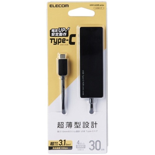 ELECOM USB Type−C接続4ポートUS