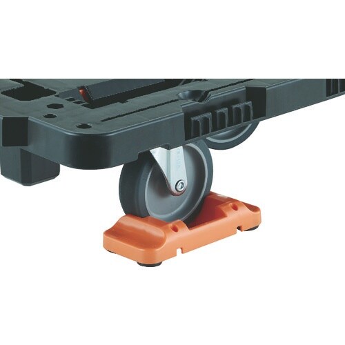 TRUSCO まとめ買い 連結式樹脂製平台車 ビー