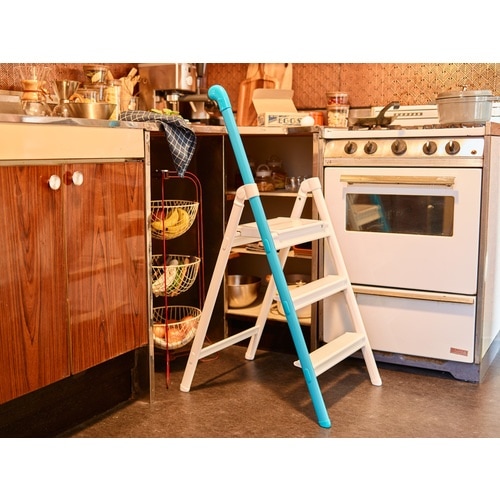 ハセガワ 踏台 ハンドルステップ アクアブルー(1