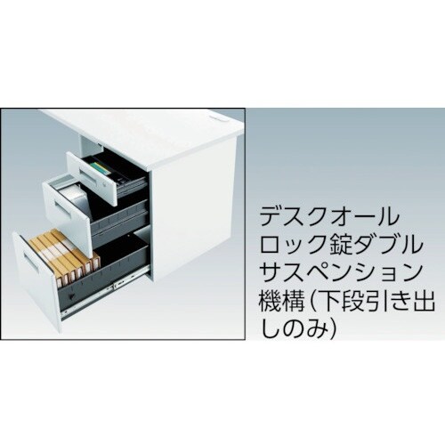 TRUSCO システムデスク 片袖 1200X70