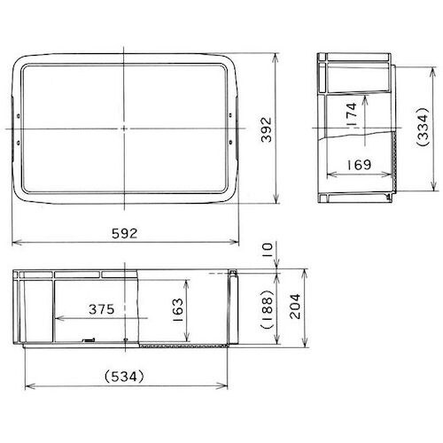 yazaki ポリテナー 36L PT−36C ブ