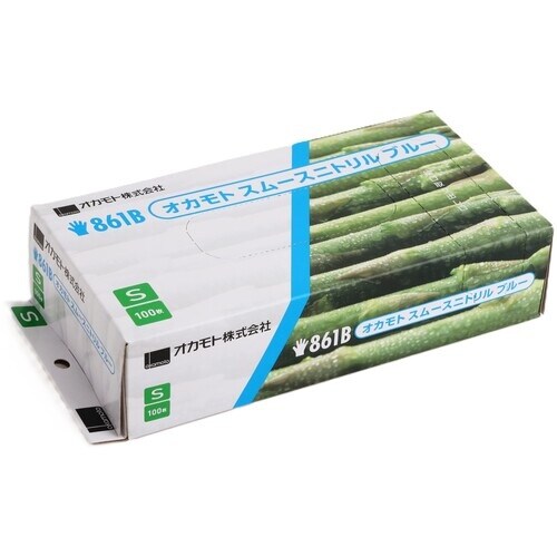 okamoto スムースニトリル ブルー 861B