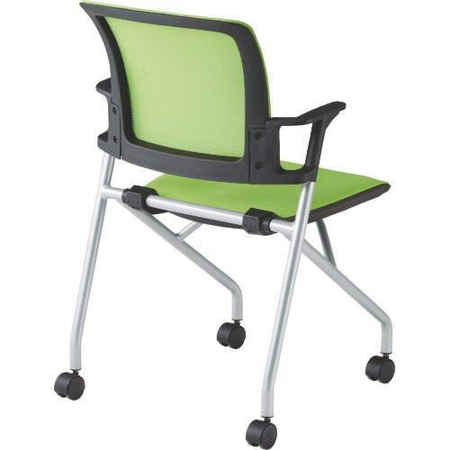 TRUSCO コンパクトミーティングチェア グリー