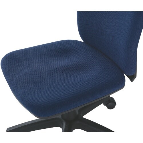 TRUSCO 体圧分散オフィスチェア 布張り 肘無