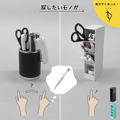 カール ペンスタンド ツールスタンド(S) ホワイ