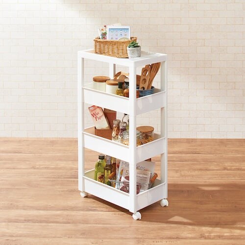 TENMA FV スキピタワゴン ワイド4段 W−