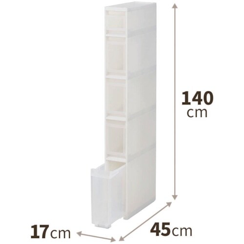 TENMA FV スキピタストッカー スリム5段