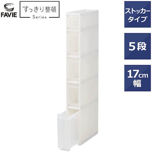 TENMA FV スキピタストッカー スリム5段