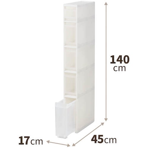 TENMA FV スキピタストッカー スリム5段