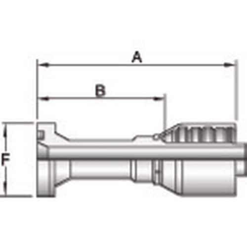 Parker フランジタイプ金具 コード62