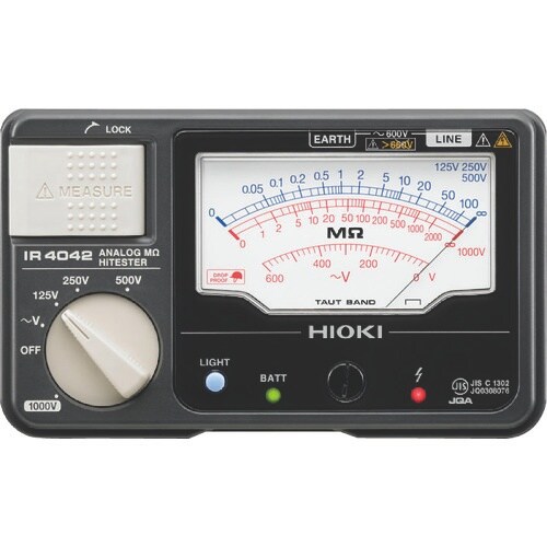 HIOKI アナログ絶縁抵抗計(4レンジ) IR4