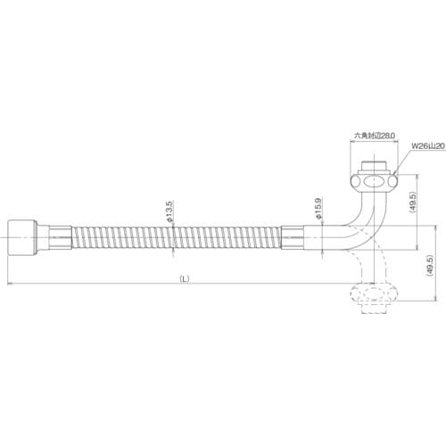 KAKUDAI 自在フレキパイプ300