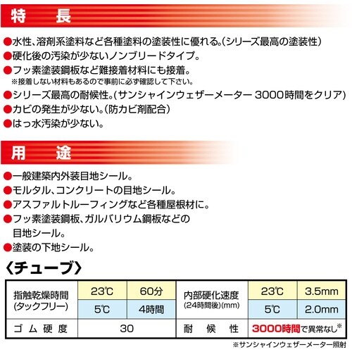 セメダイン POSシールマルチ ライトグレー 12
