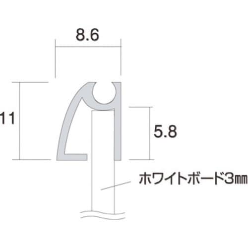 TOKISEI 枠付ホワイトボード 450×900
