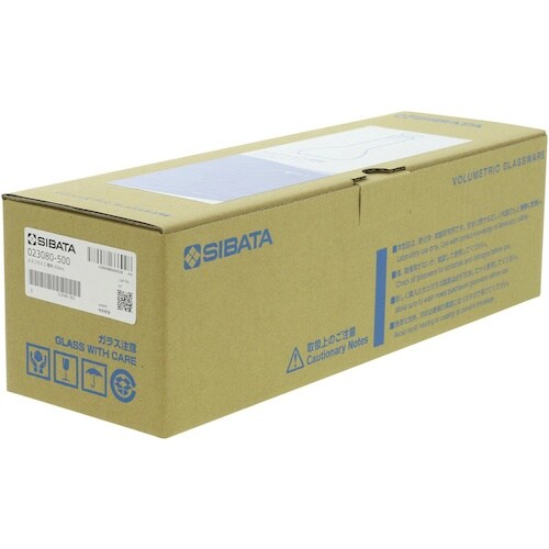 SIBATA メスフラスコ 短形 500mL