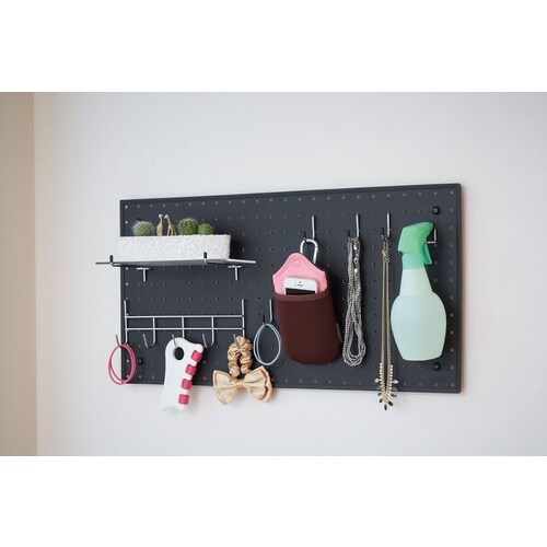 光 パンチングボードキット黒300×600mm