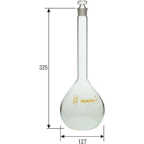 SIBATA メスフラスコ スーパーグレード 10